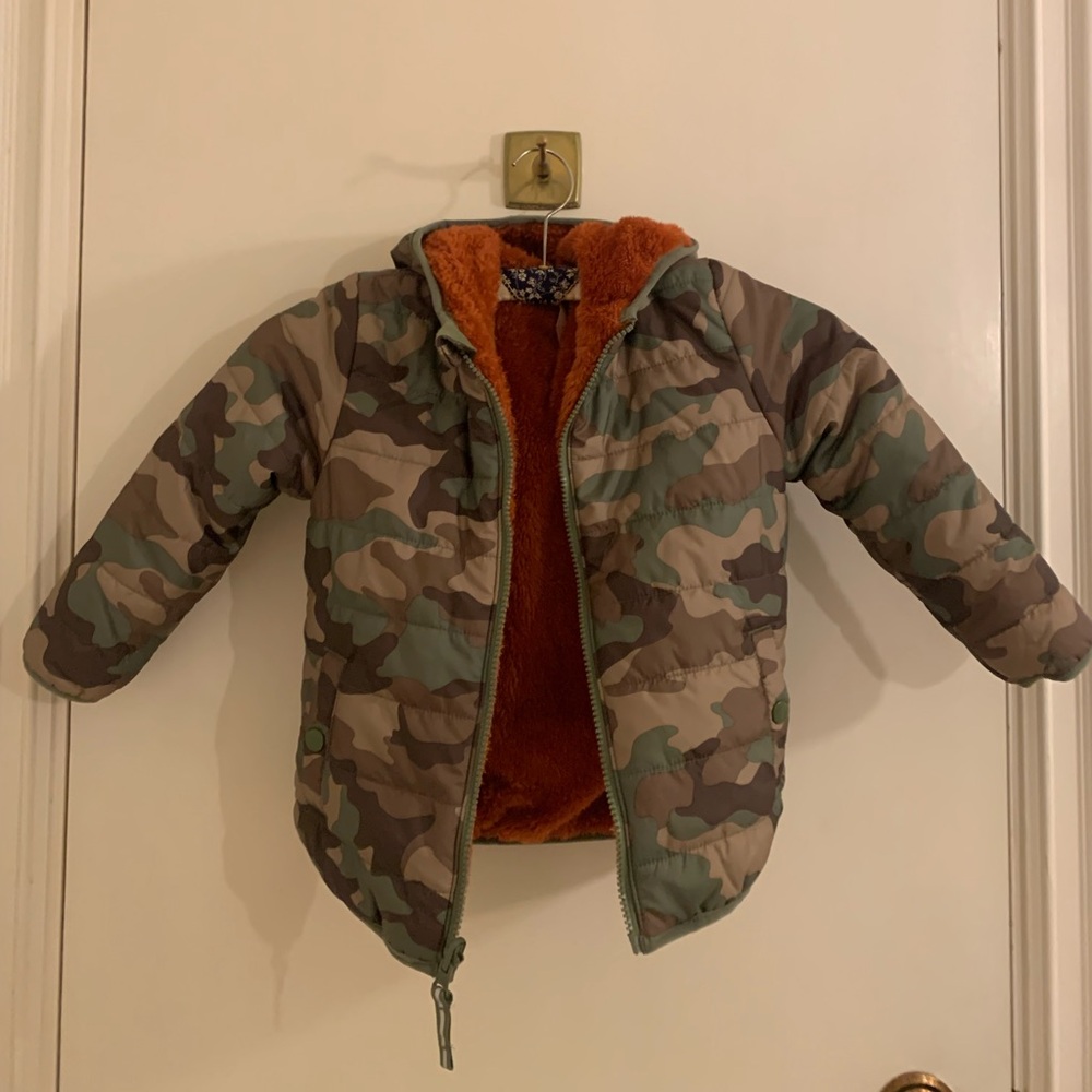 Toddler Camo Puffer Jacket 4T